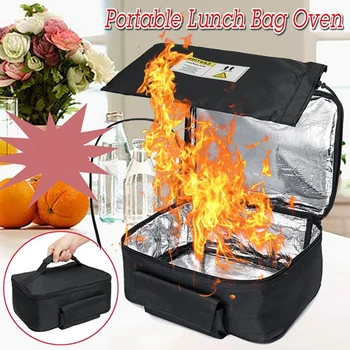 

Portable Bento Oven Bag Heated Bento Box Heat Preservation and Fresh-Keeping Bento Food Heating Eu Plug