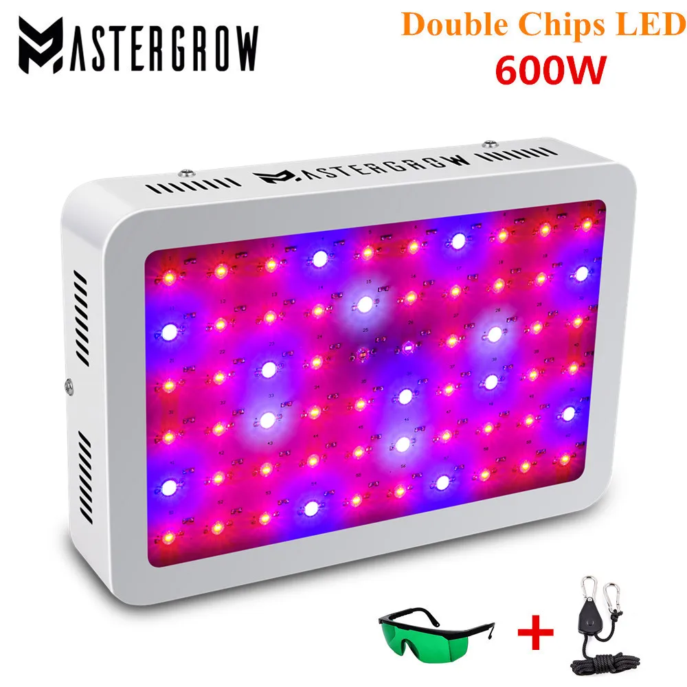 DIAMOND II 600W Double Chips LED Grow Light Full Spectrum Red/Blue/White/UV/IR 410-730nm For Indoor Plants and Flower Phrase | Лампы и