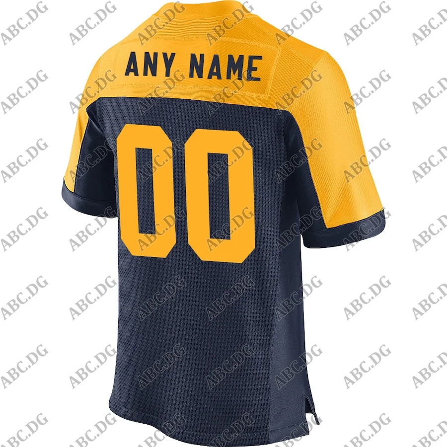 Men American Football Jersey Women Kid Youth Green Bay Navy Blue Elite Custom Alternate Any Name Number | Спорт и