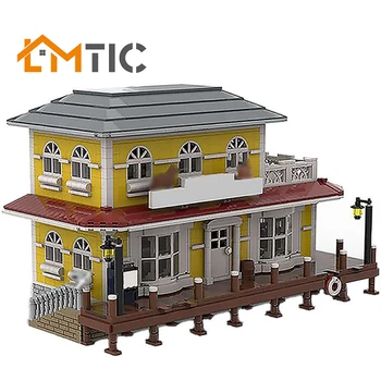 

MOC Street View Series Downtown Diner In Stock Building Blocks Creator Bricks Model Collection Creative Diy Toys Bricks Gift Kid
