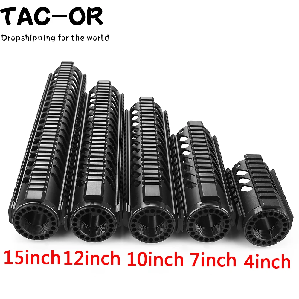 

Tactical Heavy duty .223 5.56 Free Float Quad Handguard for Hunting Airsoft Rifle AR-15 M16 M4 Picatinny Rail Mount Dropshipping