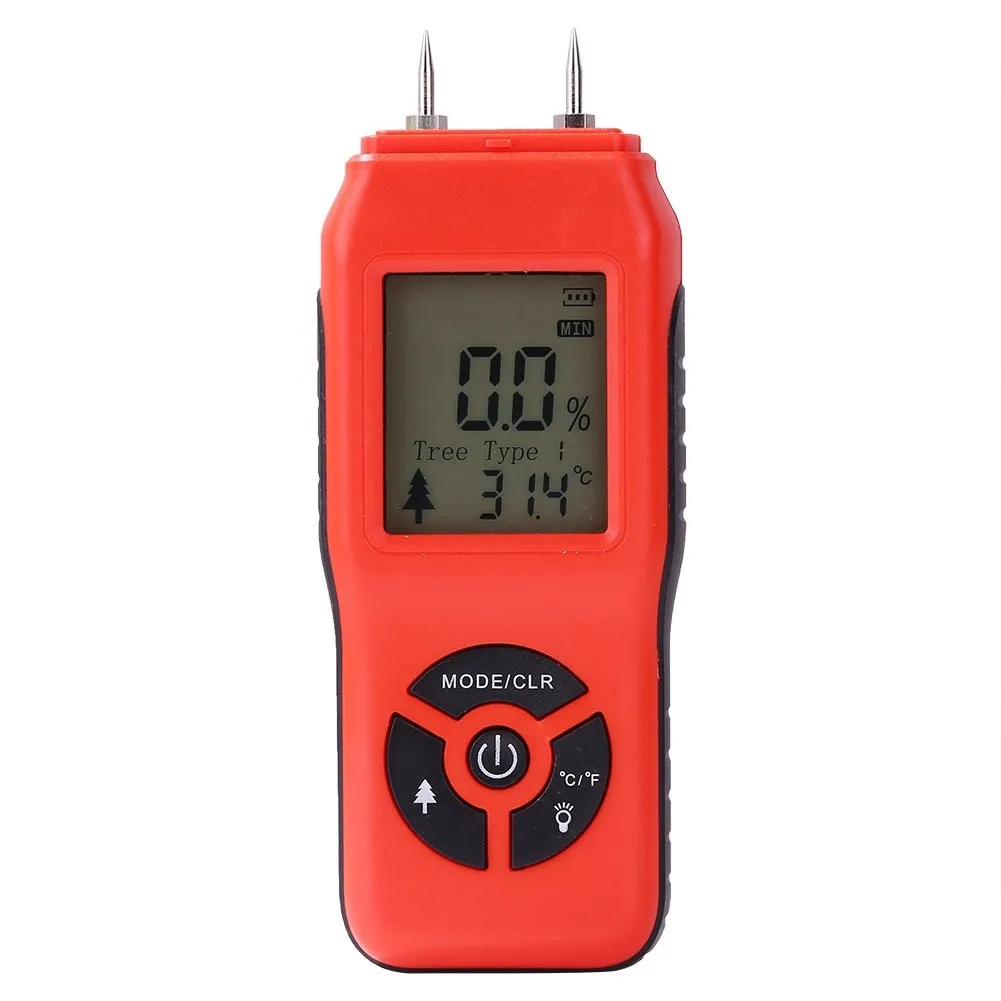 

LCD Digital Wood Moisture Meter Plywood Hygrometer Handheld Humidity Testers Detector WWO66