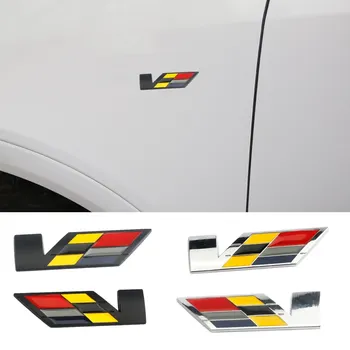 

For Cadillac CT5 CT4 ATSL XTS CT6 XT4 XT5 XT6 SRX BLS Escalade V Logo Sticker 3D Styling Metal Badge Emblem Car Accessories