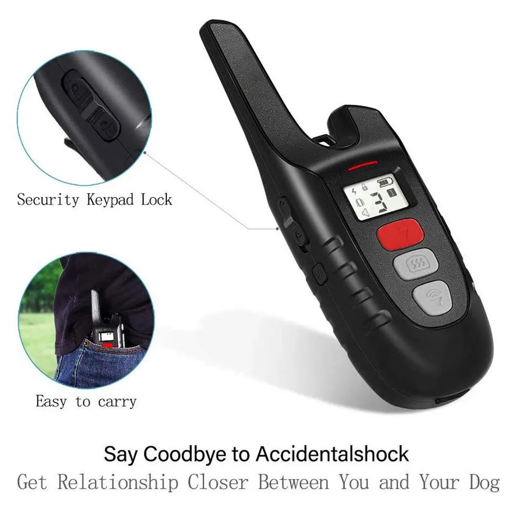 Ошейник для дрессировки собак с дистанционным управлением водонепроницаемый