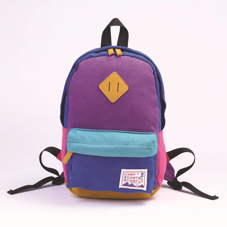 

Manufacturers Direct Selling Foreign Trade Canvas Bag Trend Casual Computer Backpack Students Casual Joint School Bag