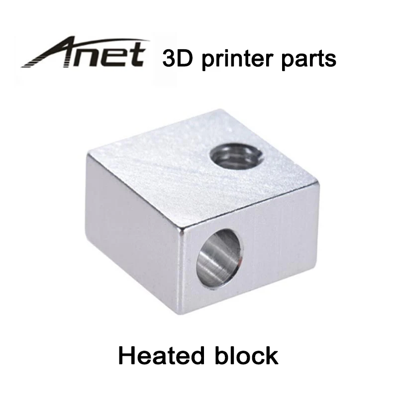 Запчасти для 3D принтера Anet: Алюминиевый полностью металлический блок с