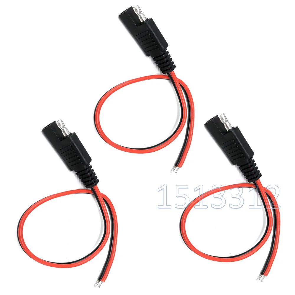 Удлинительный кабель SAE Power для автомобиля сделай сам 3 шт. 18AWG 30 см провод