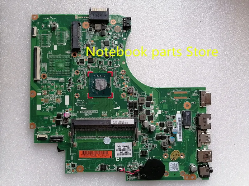 Бесплатная доставка 755186-001 755186-501 755186-601 для HP 14-D 240 G2 серия материнская плата