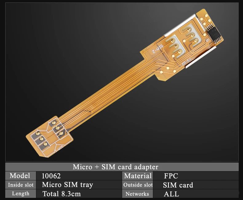 Распродажа! Полезный товар адаптер для двух Sim карт с двумя слотами iPhone 4 микро SIM