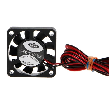 

12V DC Cooling Fan 40x40x10mm 2 Wire Model 4010S for 3D Printer CPU GPU Extruder WXTA