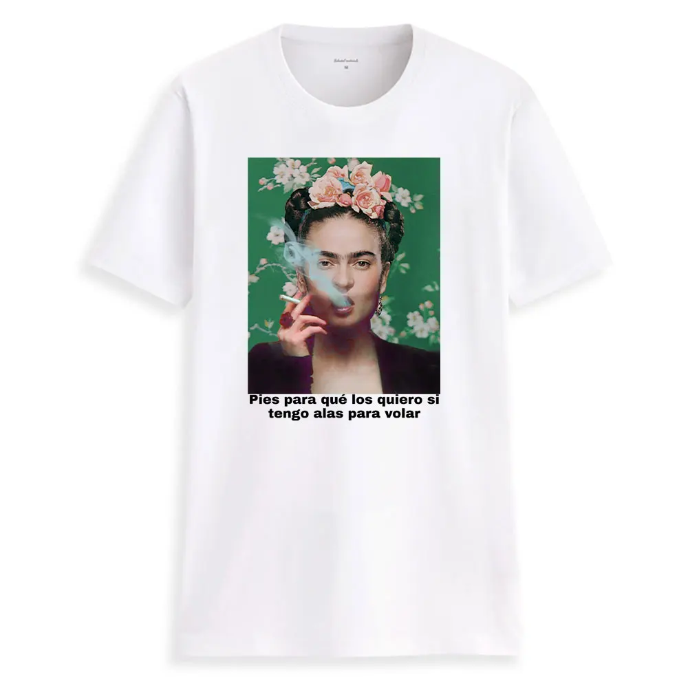 

Hillbilly Pies Para Que Los Quiers Si Tengo Alas Para Volar T Shirt Summer Short Sleeve Tops for Women Clothing Hot Selling Tees