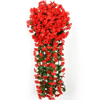 

2pcs artificial flower violet hanging basket home decor wall hanging flower basket wedding decoration outdoor decoration