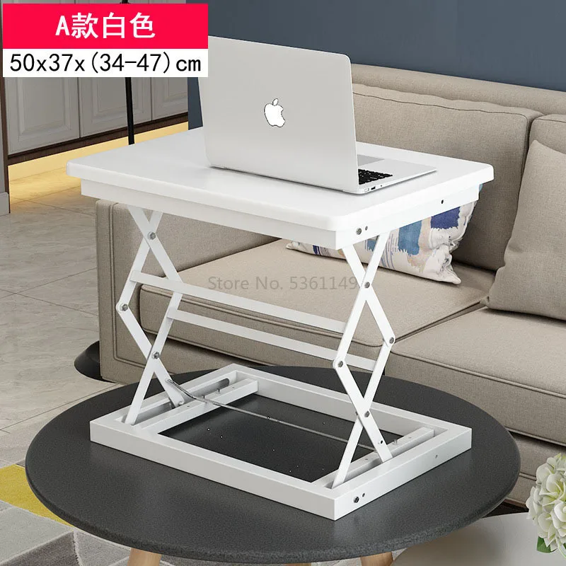 4 Standing Folding Lifting Table Saves Space Lazy Person Moving Desk Bed Laptop Desk Bedside Table - Цвет: 4