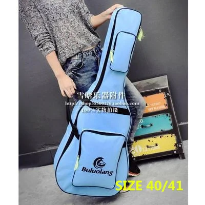 12 40 41 Чехол для гитары из водонепроницаемого материала 32, 34, 38, 39, 40, 41 дюймов, Акустическая классическая сумка в стиле фолк с плоским верхом и стальными струнами, рюкзак для переноски - Цвет: 12 40 41