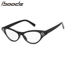 IBOODE, дамские очки для чтения, кошачьи глаза, для пожилых людей, зеркало для чтения, смола, очки для чтения, оправа, очки, аксессуары, готовая продукция