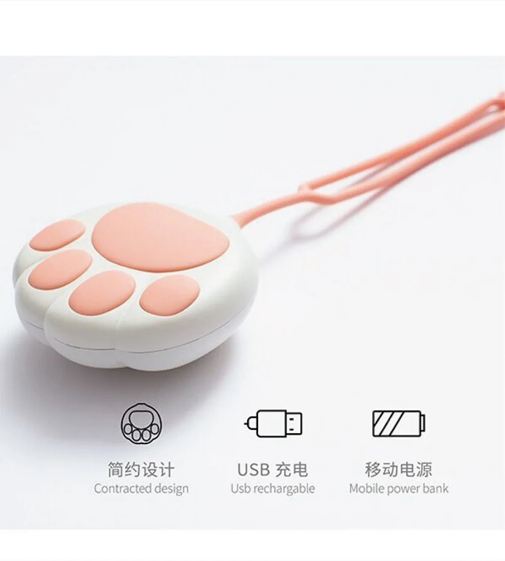 

Cat paw Cute Handwarmer Winter Heater Portable Mini Hand Warmer USB Mobile Power Charging Handy Warming Warm Baby Heater