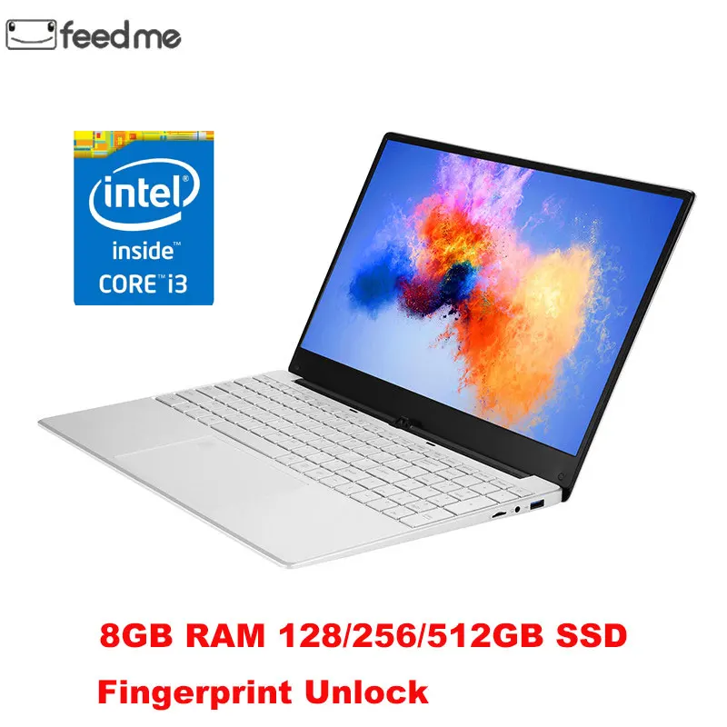  Del Computer Portatile da 15.6 Pollici Intel Core I3 5005U Windows10 8G Ram 128/256/512 Gb Ssd Note