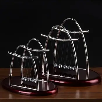 

Newton's Cradle Balance Ball Ornament Kids Physics Perpetual Science Toy Creative Year Gift Decor New Experiment Ball J4T9