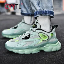 

CYYTL Men's Running Tennis Shoes Non Slip Sports Walking Casual Sneakers Breathable Workout Increased Basketball Boys' Trainers