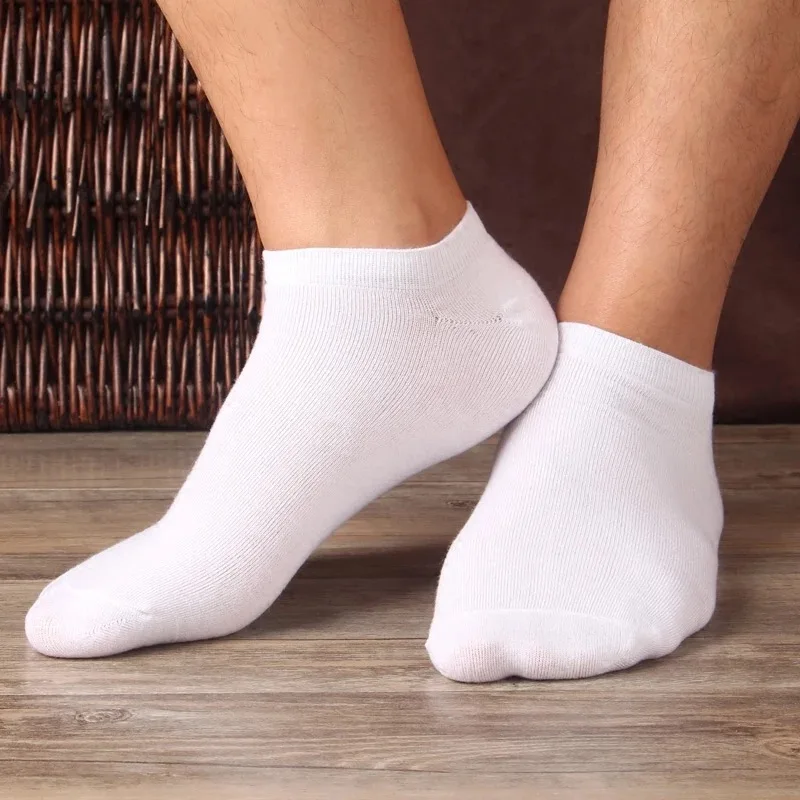 10 пар/партия, мужские носки, хлопок, большие size38-43High, качественные, повседневные, дышащие носки-башмачки, короткие мужские носки, летние мужские носки