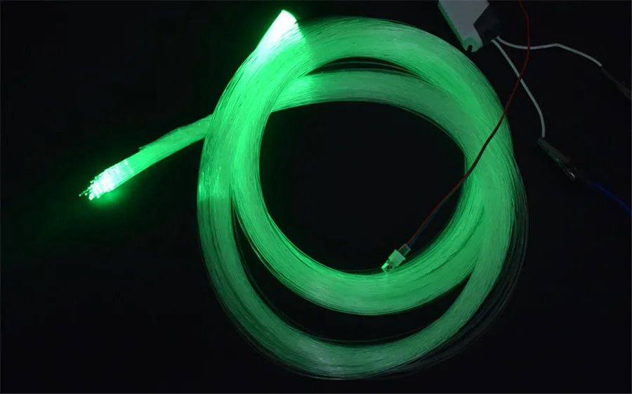 Автомобильный 12V 200 x RGB светодиодный волоконно-оптический Звездный потолочный светильник с дистанционным управлением