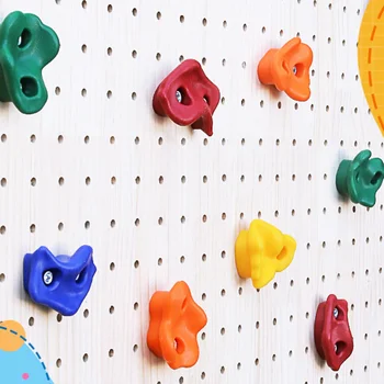 

Feet Rock Climbing Holds Grip Outdoor Non-toxic Frosted 10PCS Children