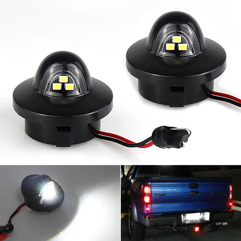 2x 12V Car LED License Plate Light Error Free For FORD F-250 F-350