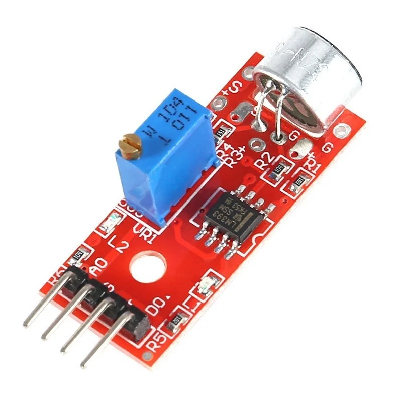 New KY-037 4pin High Sensitivity Voice Sound Detection Sensor Module Microphone Transmitter Smart Robot Car For Arduino DIY Kit