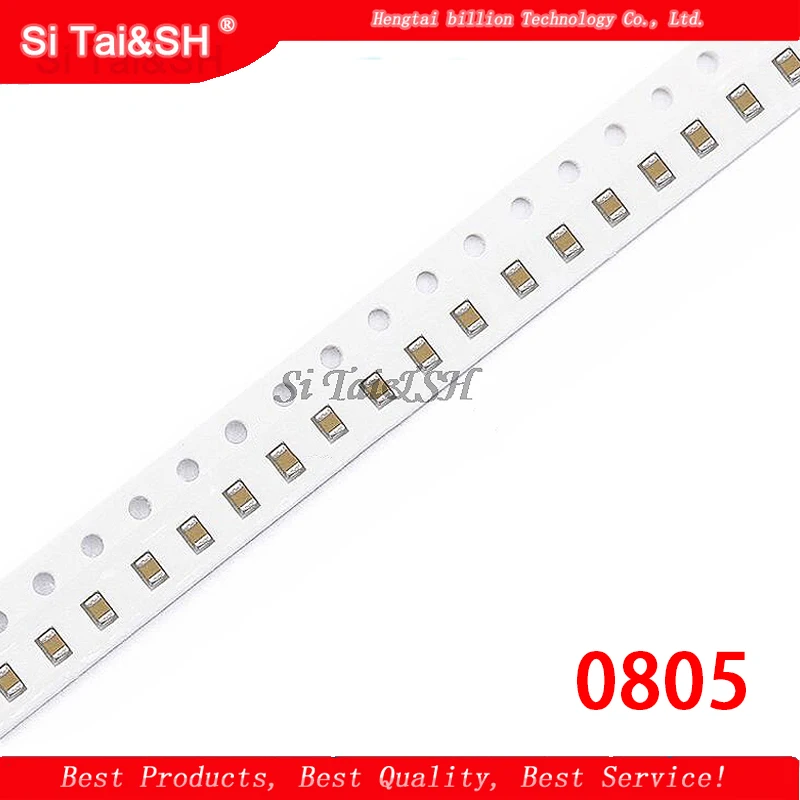 100 шт. 1nF X7R ошибка 10% 50 в 0805 102 SMD толстая пленка чип многослойный керамический
