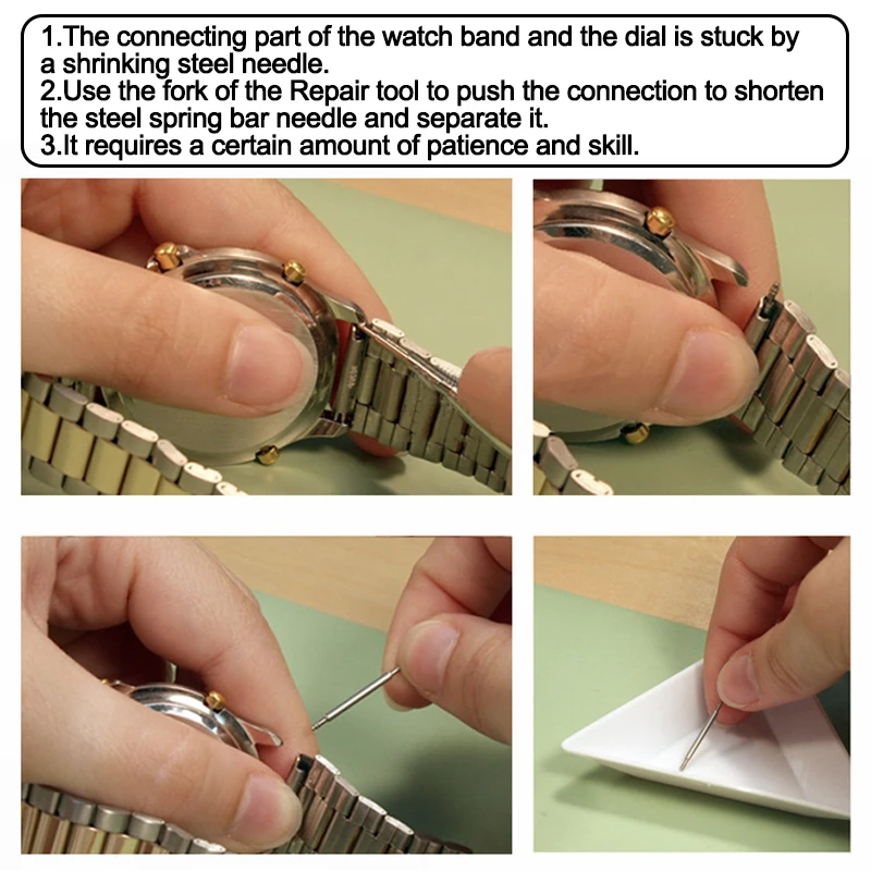 How to Make a Mesh Style Metal Watch Band Shorter - Esslinger Watchmaker  Supplies Blog