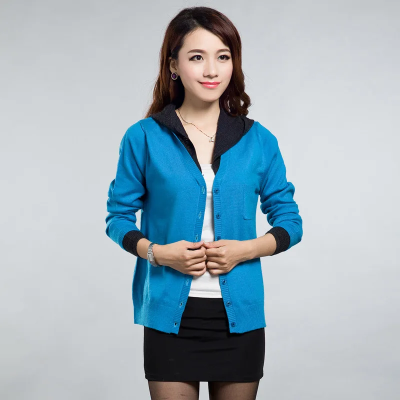 

Hooded Sweater Dehaired Angora Coat Women's 2018 Autumn And Winter New Style Korean-style Loose-Fit Long Sleeve Short Knitted Sw