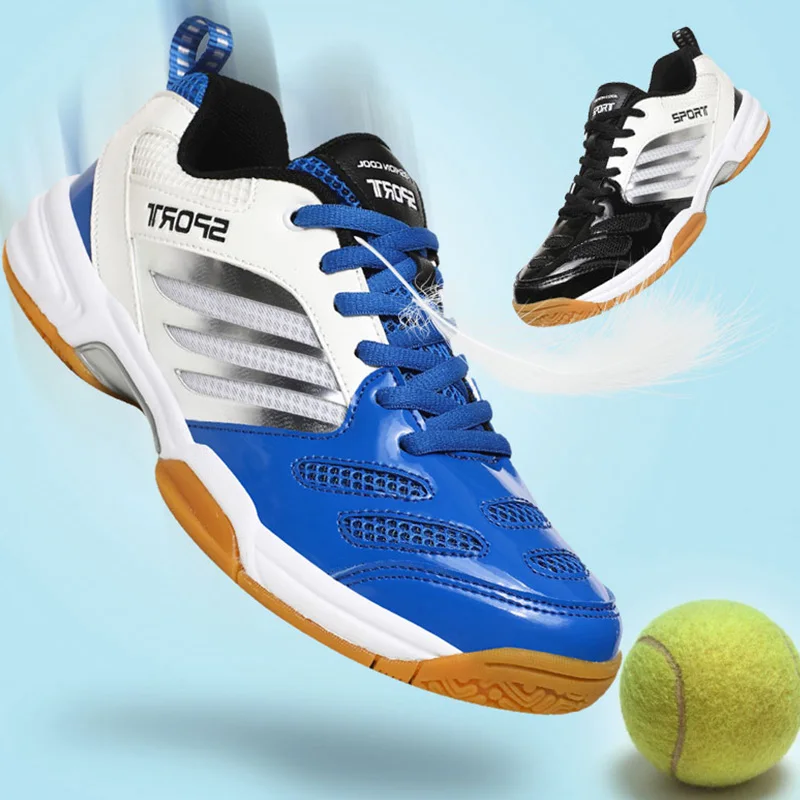 Unisexe Badminton Baskets Tennis de table professionnel Indoor Baskets Chaussures De Sport 