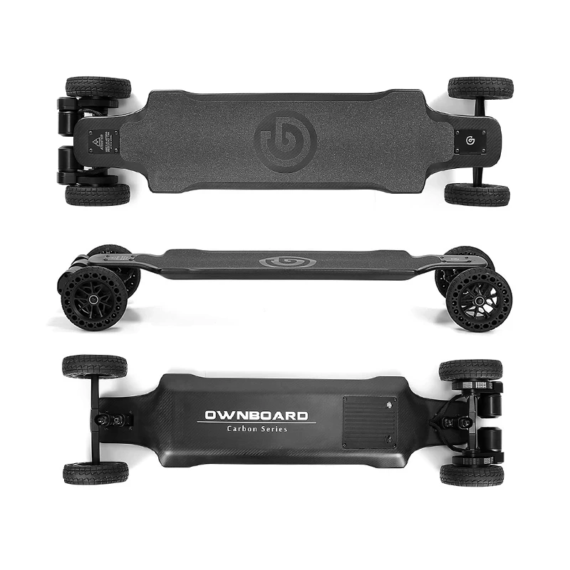 Скейтборд Ownboard Carbon AT 3000 Вт 40 дюймов вездеходный Электрический скейтборд с