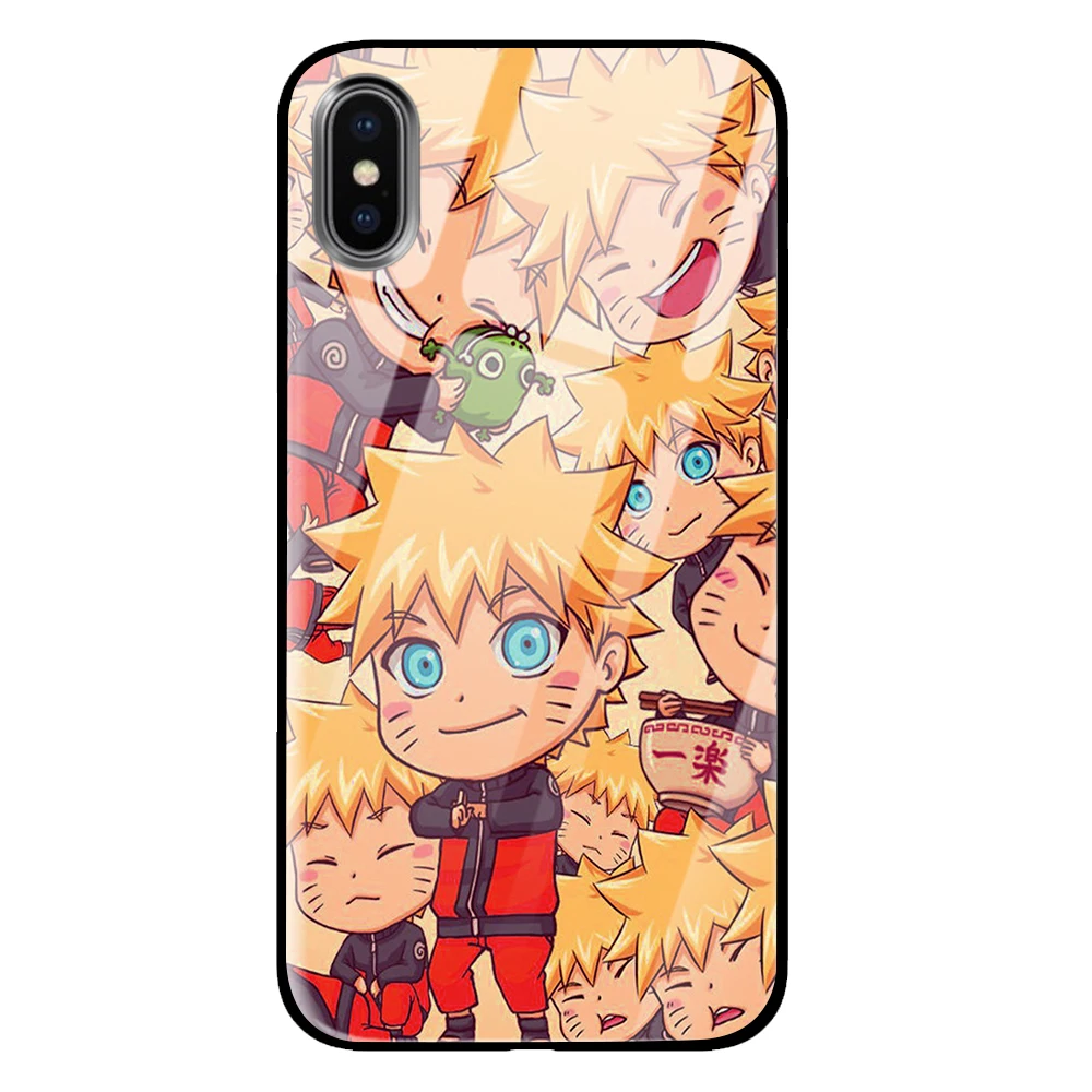Naruto Tempered glass Luxury Cases For Huawei P30 P20 Mate 10 20 Honor 8 9 10 Pro Lite - Цвет: 11