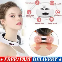 Электрический импульсный массажер для спины и шеи шейный массажер Дальний инфракрасный нагрев обезболивающий Инструмент Уход за здоровьем Релаксация