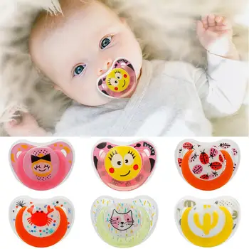 

Kidlove Baby Pacifier Infant Teether Lovely Cartoon Pattern Food-grade Silicone Bedtime Bite Parents Helper