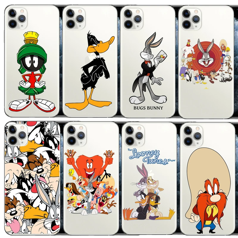 Багз Банни TweetyBird утки веселые мелодии Чехол для мобильного телефона iPhone 11Pro 7 8 6Plus
