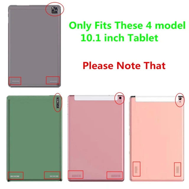 Case for 10.1 inch Android 9.0 Tablet Cover, Kids Friendly Soft Silicone  Adjustable Stand Cover for