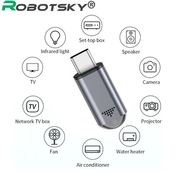 

Micro USB type-C Interface Smart App Control Wireless Infrared Remote Control Adapter For All Smart Phone With OTG