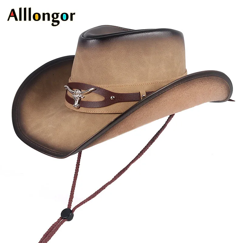 Alta Qualidade Western Cowboy Hat Homens Mulheres