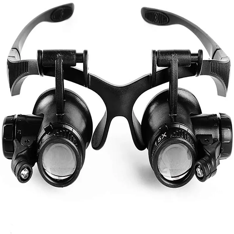 Увеличительное стекло для наращивания ресниц регулируемая лупа оголовья со