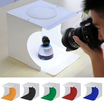 

Mini LED Light Room Photo Studio Photography Lighting Tent Backdrop Cube Box NEW Gifts