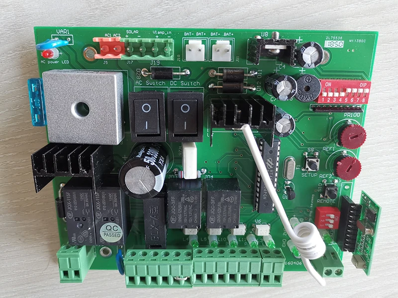 Универсальный контроллер печатной платы DC12V для открывания раздвижных ворот