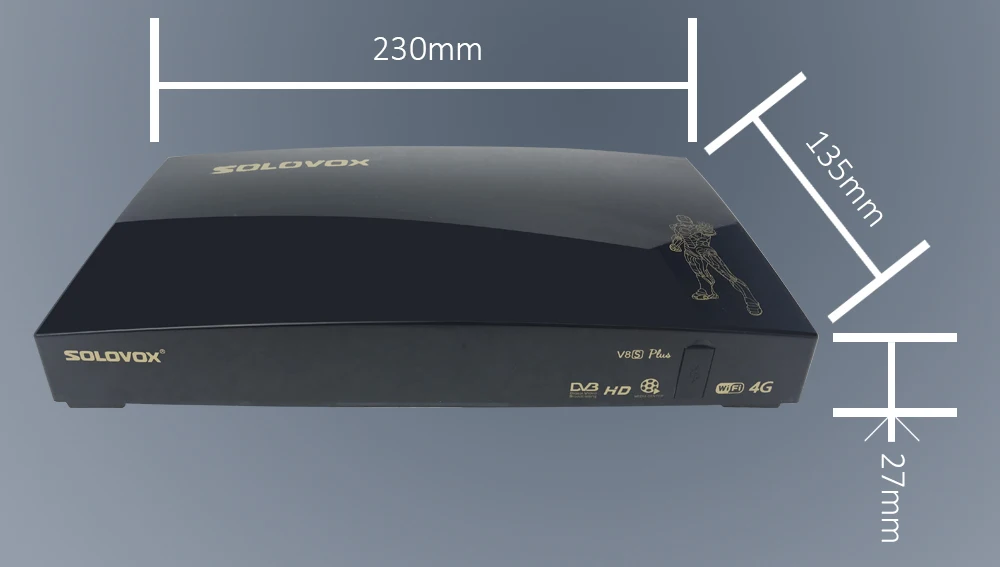 SOLOVOX 5 шт. V8S плюс спутниковый ресивер 2xusb Поддержка Biss ключ веб-ТВ дома Театр Поддержка CCcam MARS ТВ Youtube Youporn DLAN