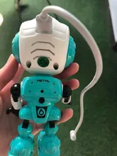 Robot inteligente que habla para niños, juguete educativo de Robot humanoide con sensor inductivo