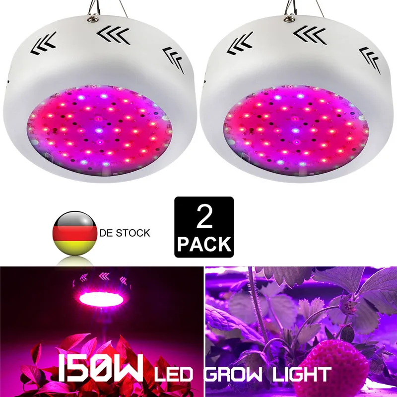 

2pcs/lot Led Plant Growing Lamp 150W Led Lights For Indoor Growing Full Specturm Led Indoor Growbox For Plants Seeds Flower
