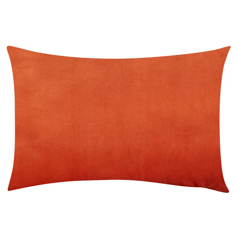CANIRICA Cushion With Core Velvet Lumber Pillow Home Sofa Pillow For Bedroom Decoration Rectangular Chair Seat Cushions 30x50cm - Цвет: As Picture