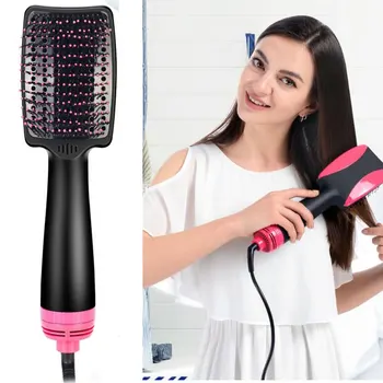 

Multifunction One-step Hair Dryer Styler Comb US Plug for Home Hair Salon Shop Practical Easy Operations Hairdressing Personal