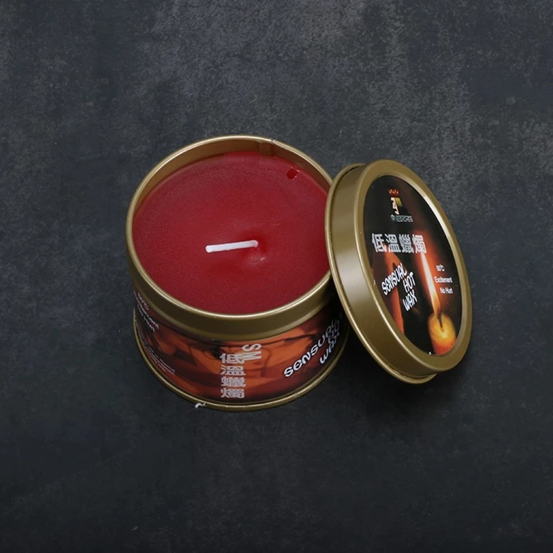 2pcs/box Low Temperature Candle SM Fun dripping wax Adult sex candles Tinplate boxed Multicolor cosmetic wax Scented candle