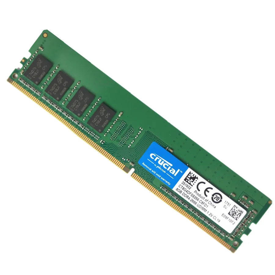 CRUCIAL 8G DDR4 2666 Настольный ПК Память совместимая память 2666 накидка